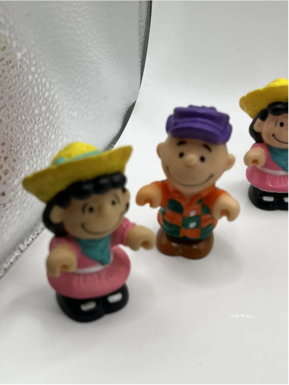 5 Vintage 1989 McDonald's Peanuts Snoopy Down on the Farm Happy Meal Cake Topper
